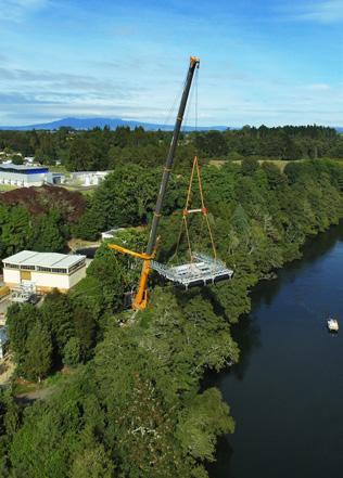 Hamilton WTP Floating Pump Platform